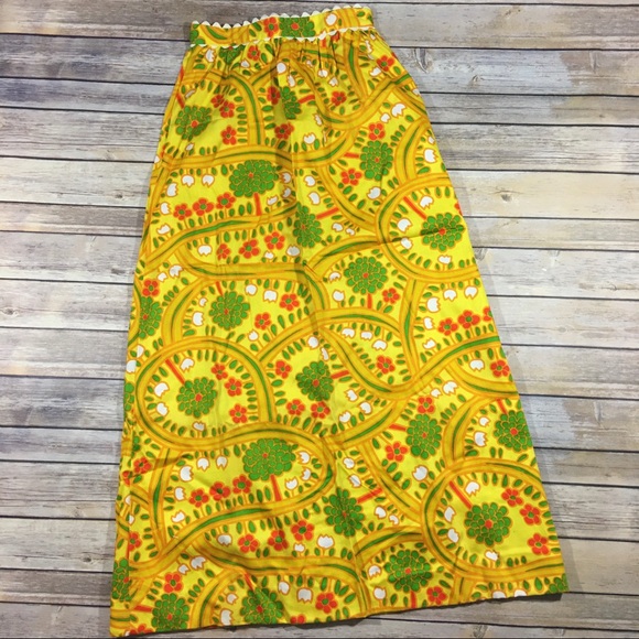 Vintage Lanz Original flower power maxi skirt - Picture 5 of 6